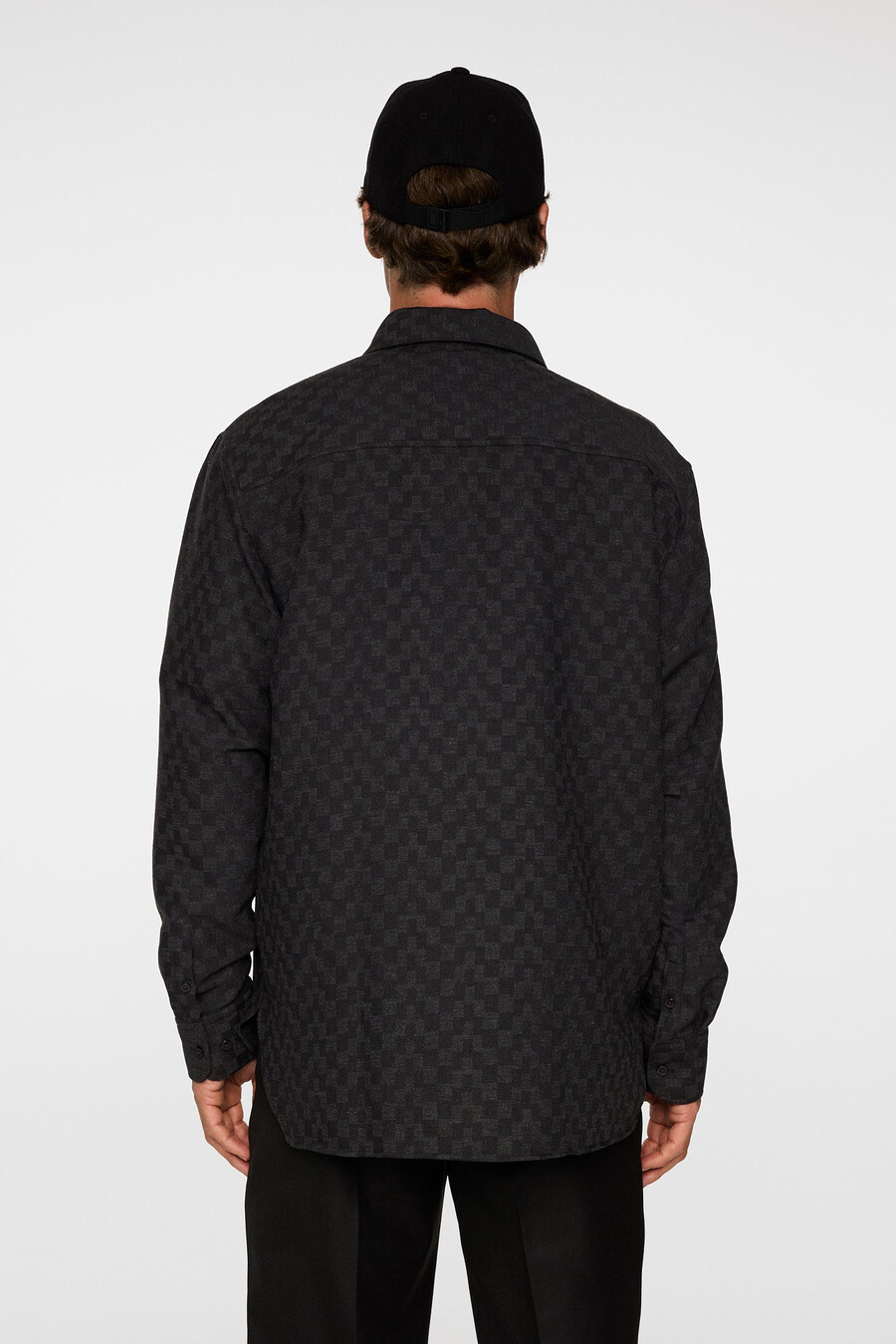 camisa jacquard regular ls