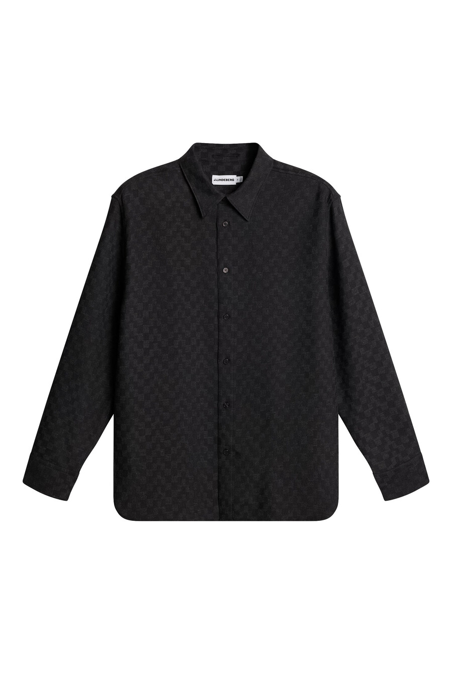 camisa jacquard regular ls