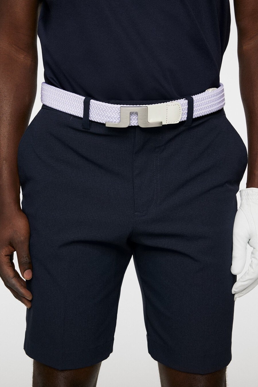 pantalones cortos de golf ajustados y ventilados