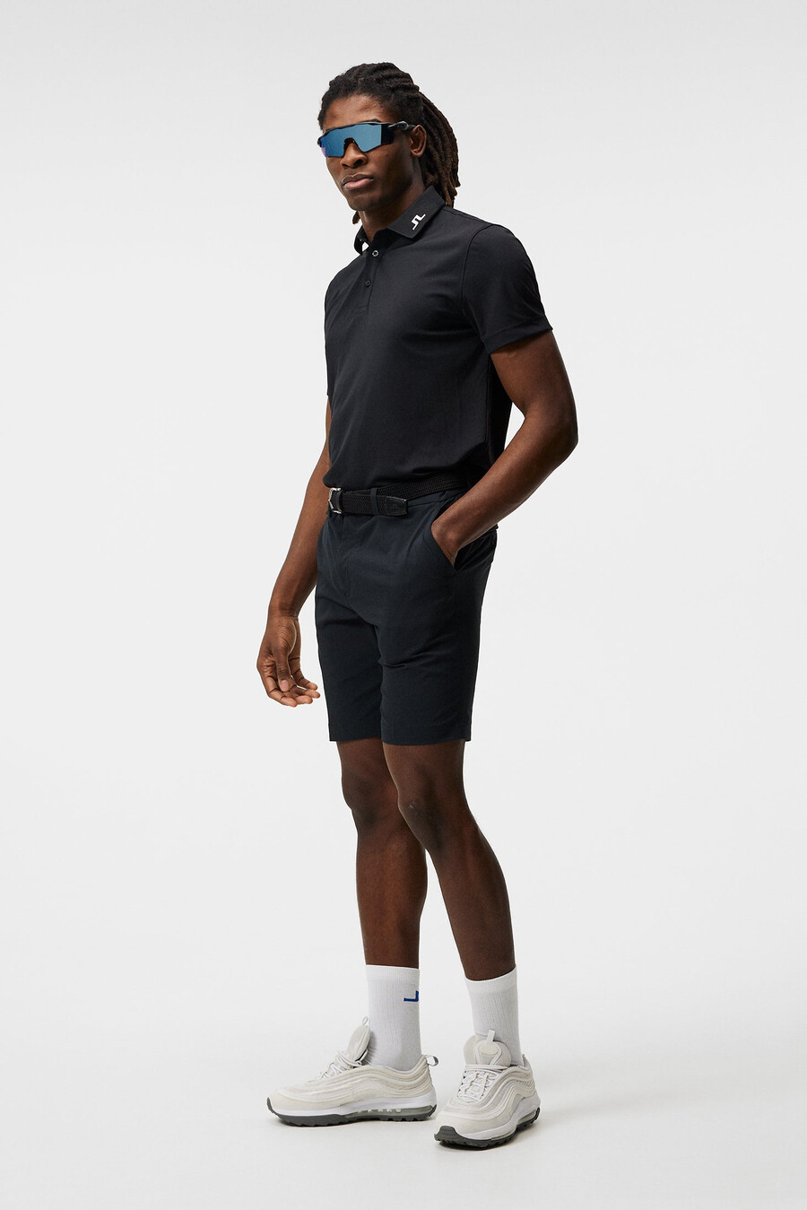 pantalones cortos de golf ajustados y ventilados