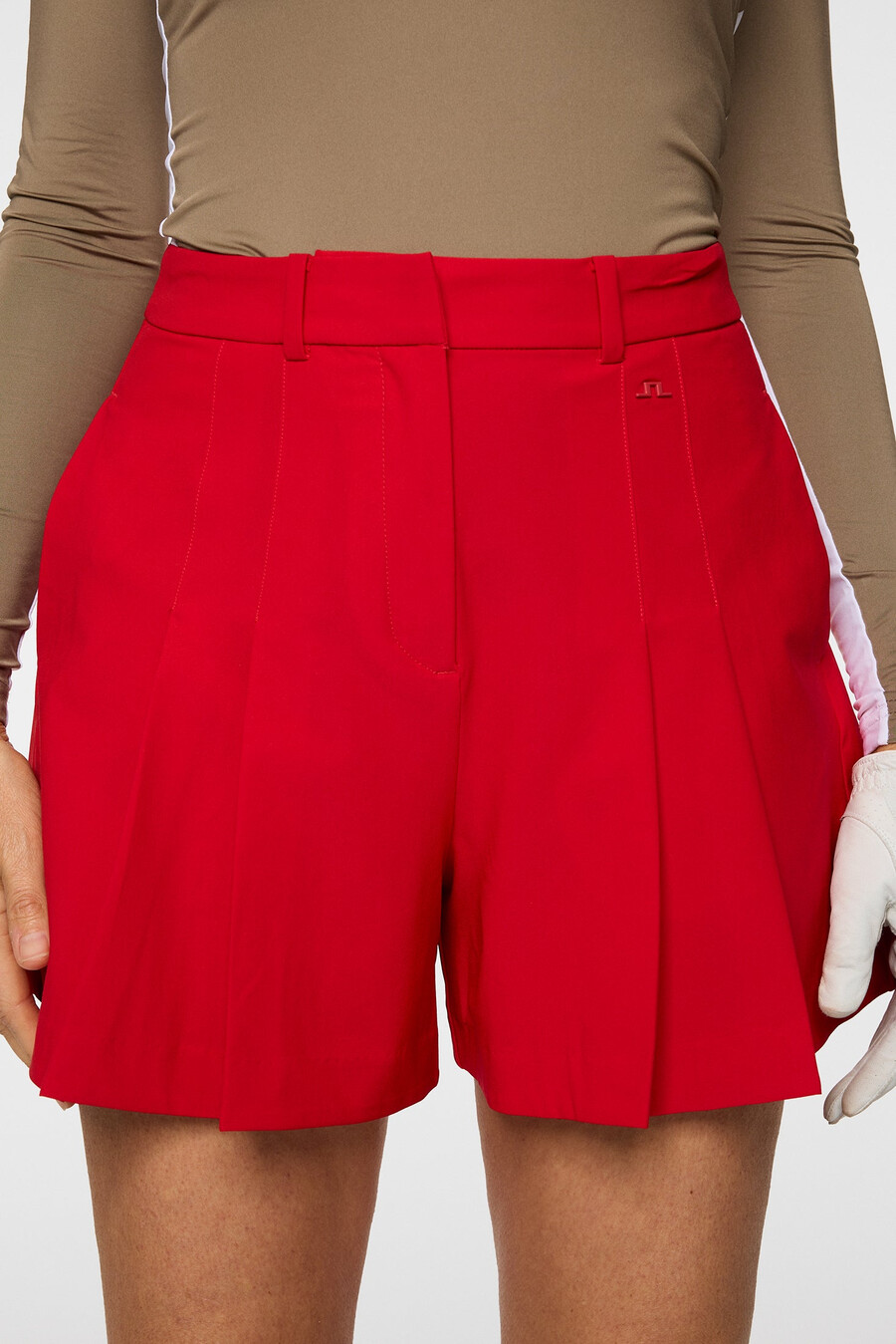 pantalones cortos plisados arella