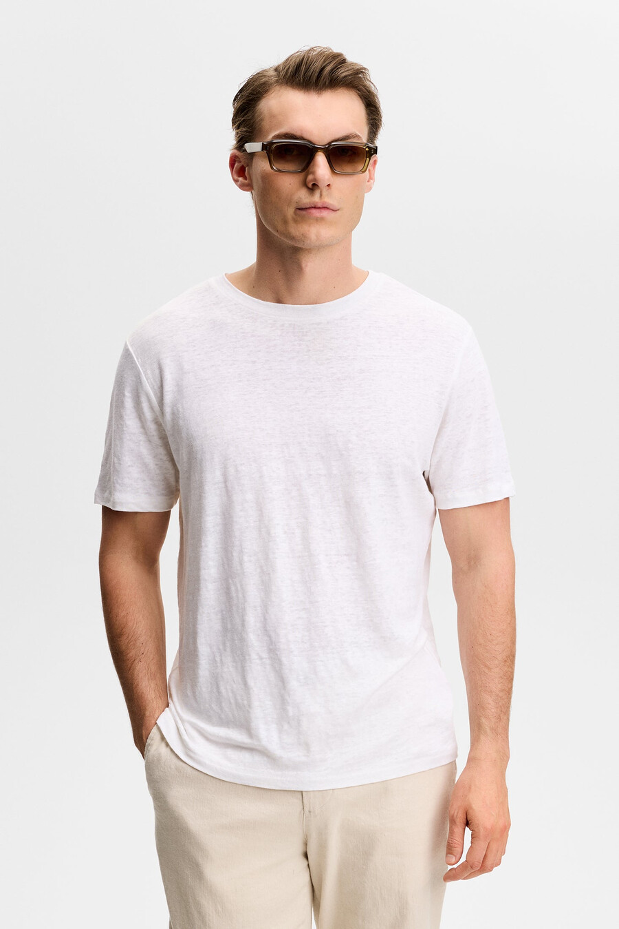 camiseta de lino coma