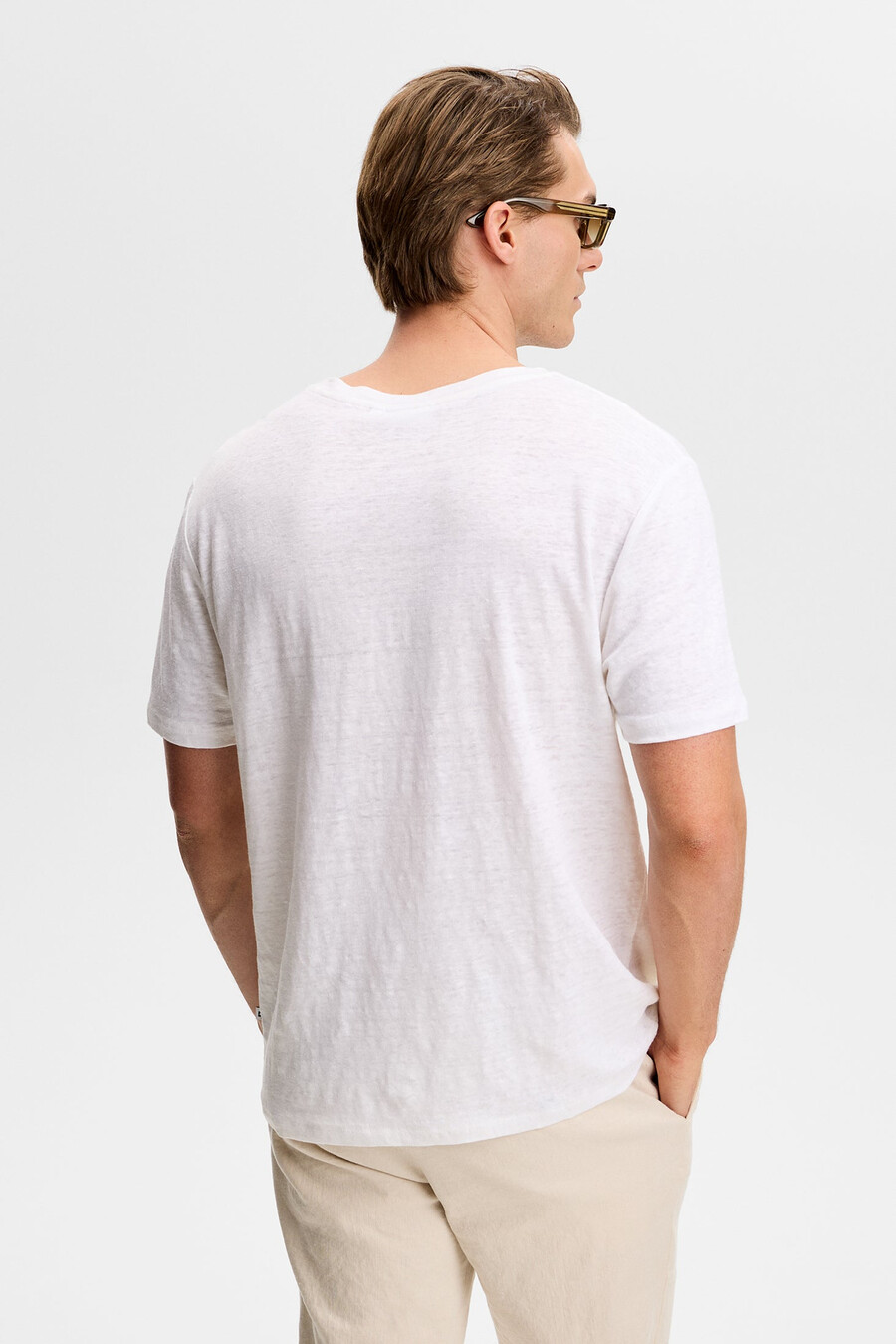camiseta de lino coma