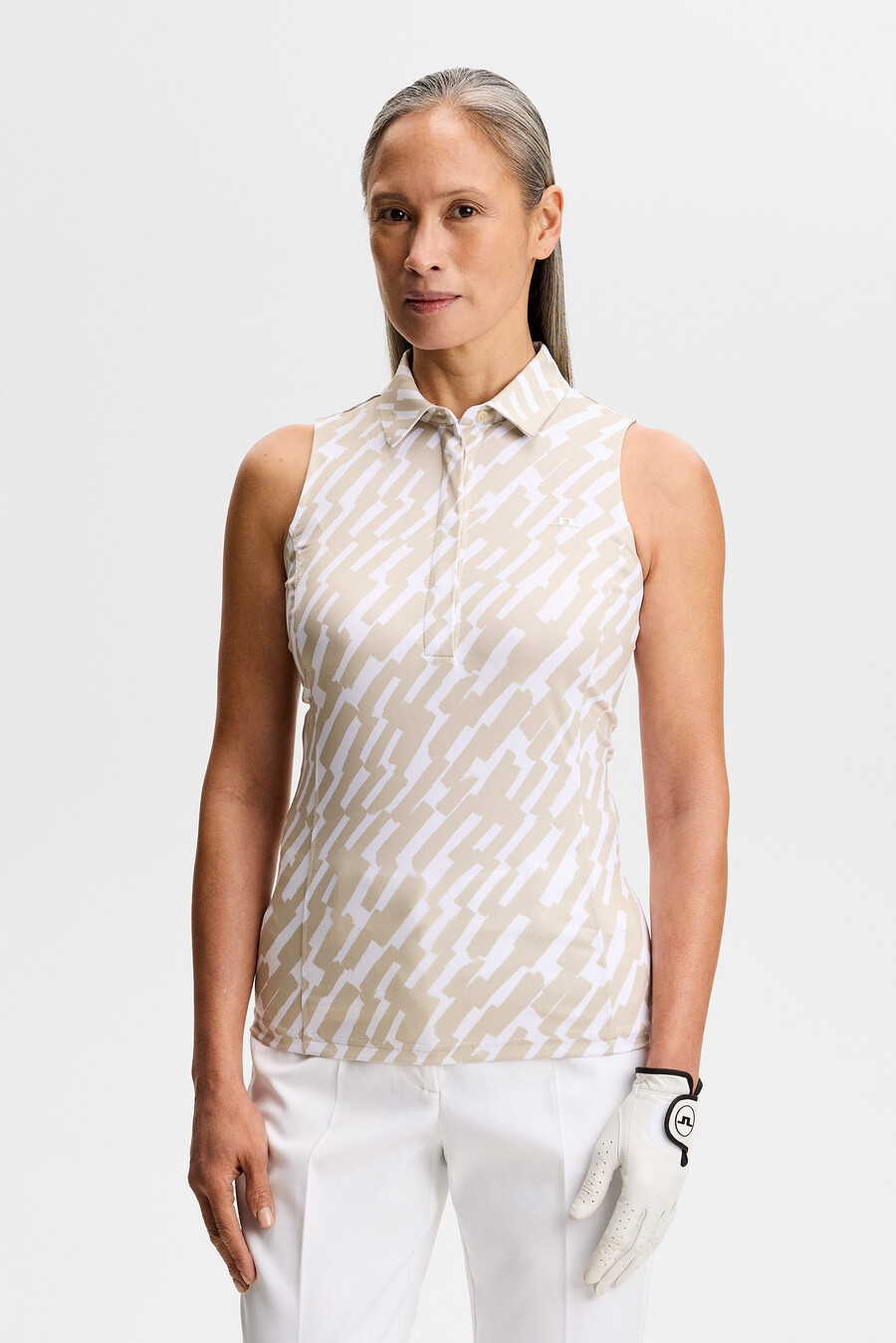 polo sin mangas con estampado dena