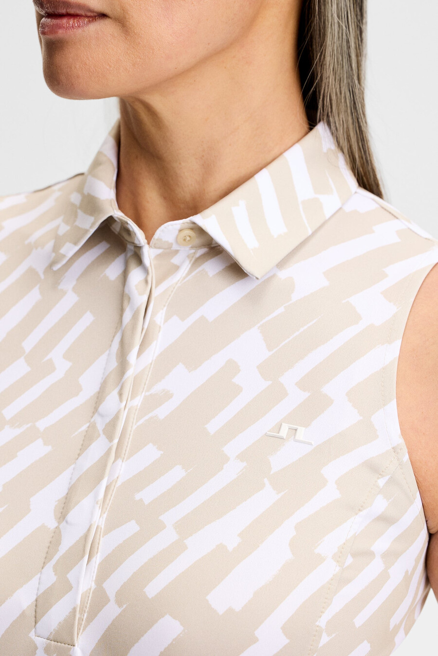 polo sin mangas con estampado dena