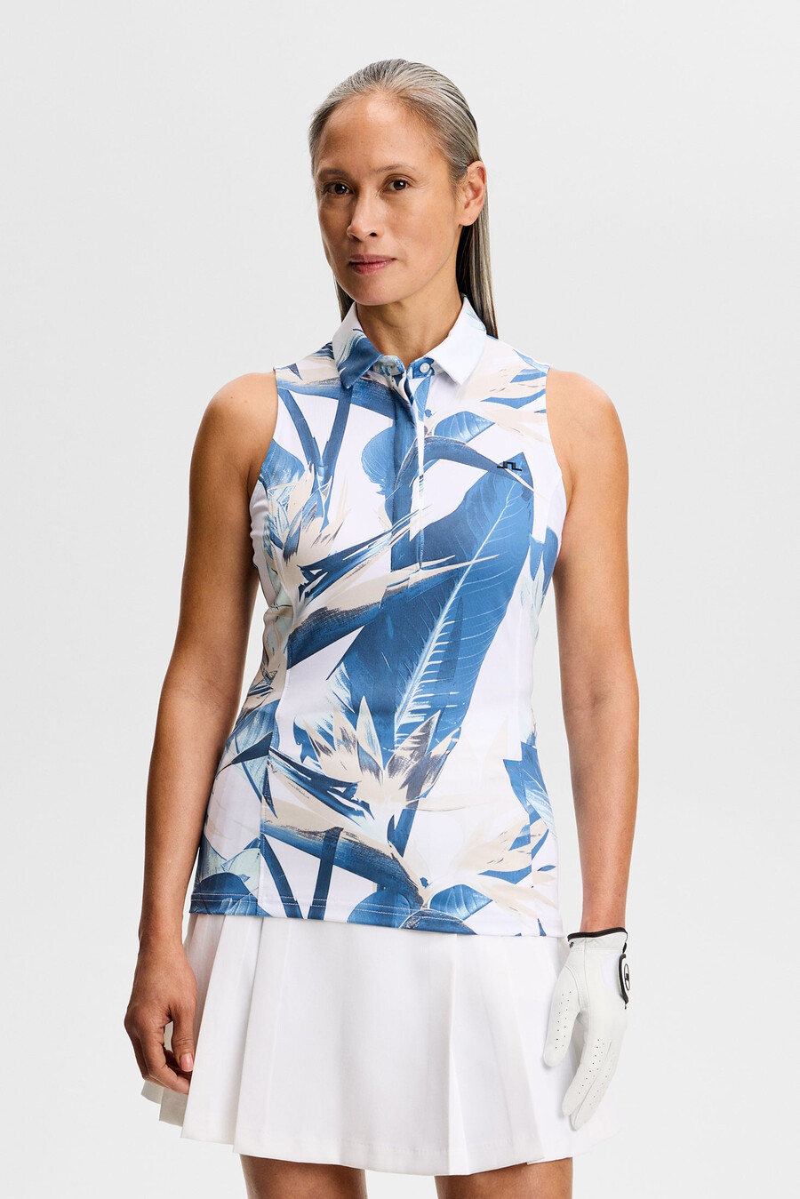 polo sin mangas con estampado dena