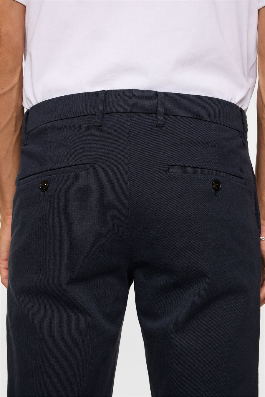 pantalones de sarga de franela ched