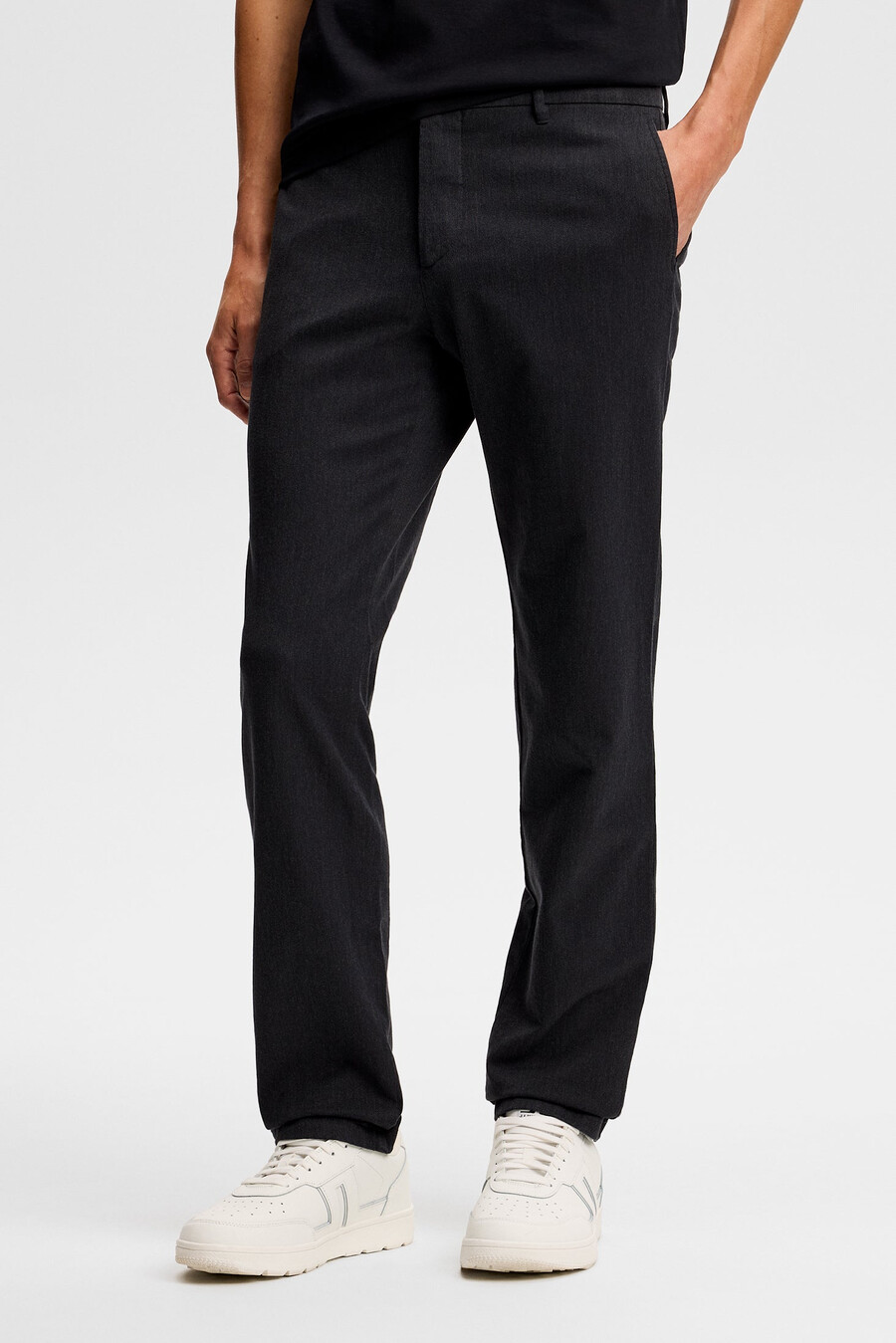 pantalones de sarga de franela ched