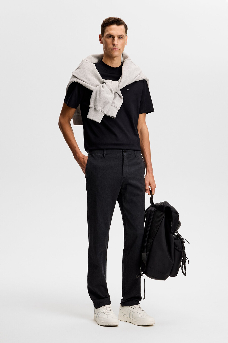 pantalones de sarga de franela ched