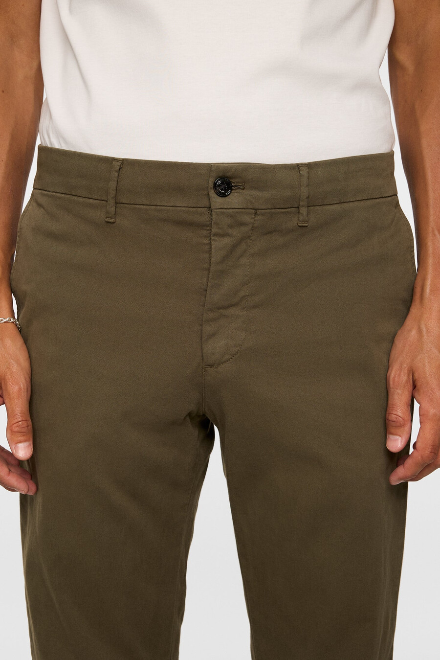 pantalones elásticos de algodón ched